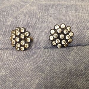 Vintage Rhinestone Earrings -1950s